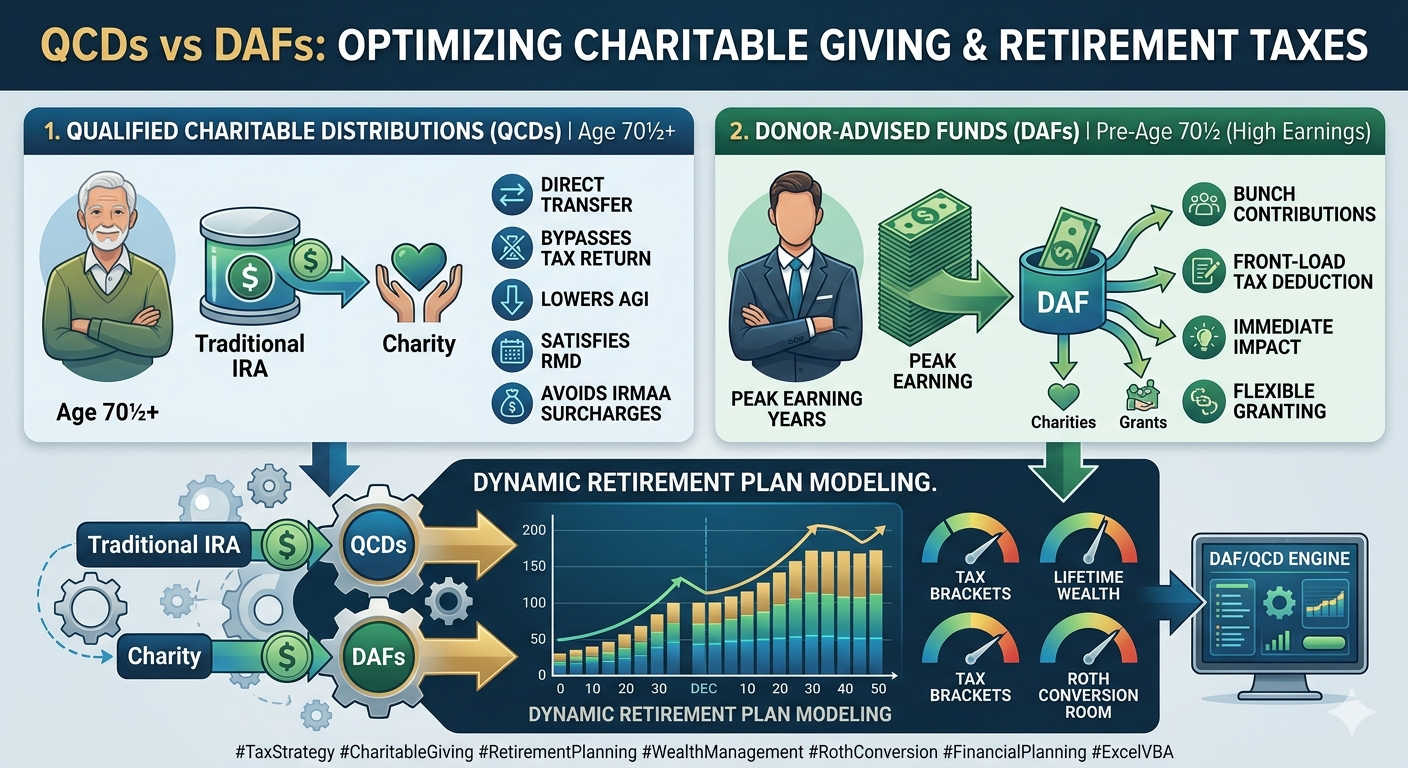 Introducing QCD & DAF Support in the Roth IRA Conversion Optimizer
