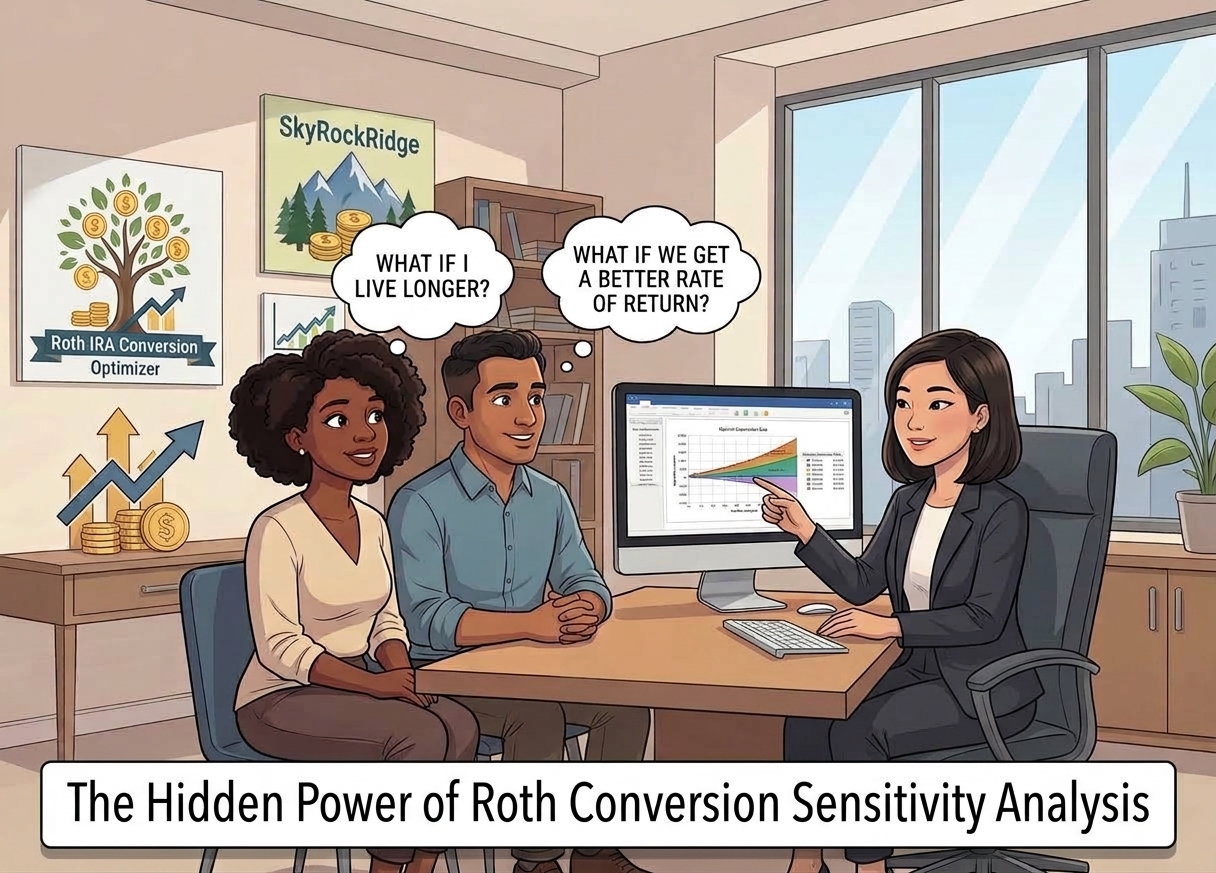 The Hidden Power of Sensitivity Analysis in Roth IRA Conversion Planning
